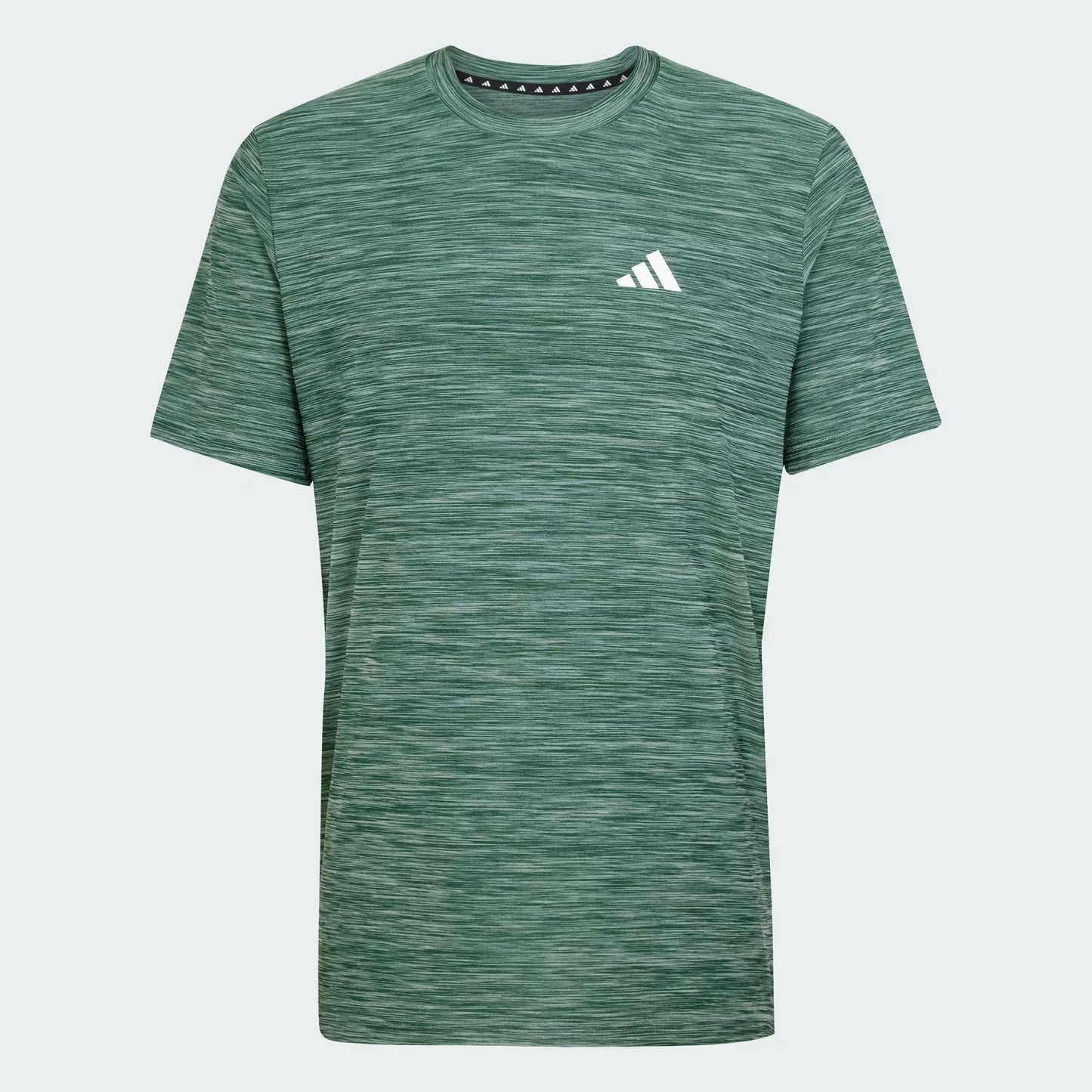 Polera Hombre Entrenamiento Train Essentials Stretch Silver Green