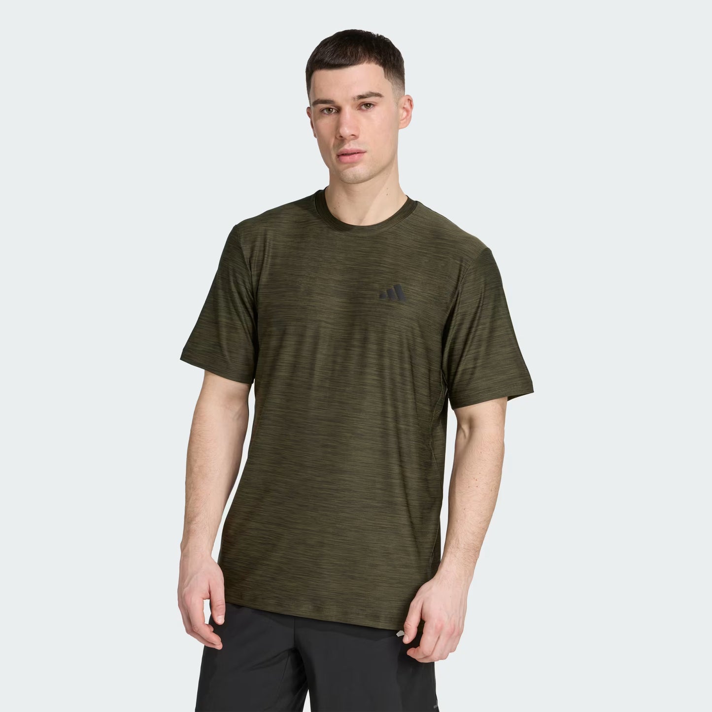 Polera Hombre Entrenamiento Train Essentials Stretch Night Cargo Melange