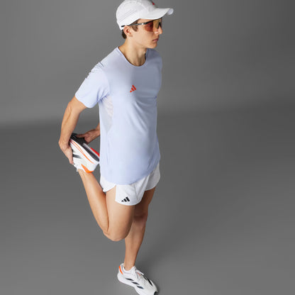 Polera Hombre Running Adizero Essentials Violet Tone