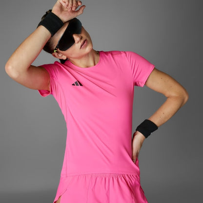 Polera Mujer de Running Adizero Essentials Rosa