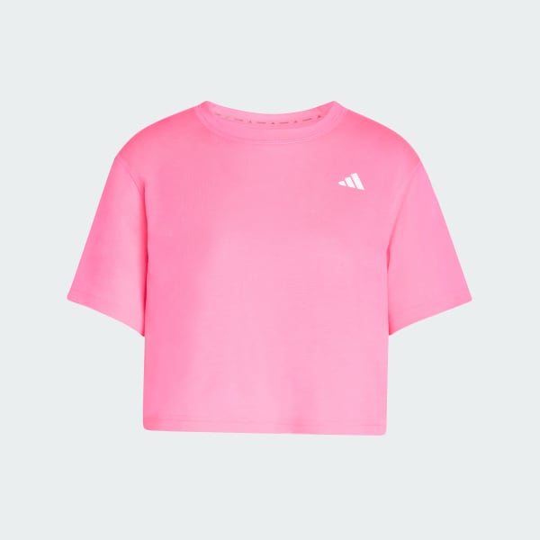 Polera Mujer de entrenamiento Train Essentials Boxy Rosa