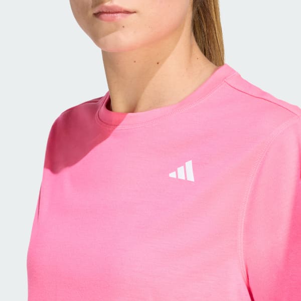 Polera Mujer de entrenamiento Train Essentials Boxy Rosa