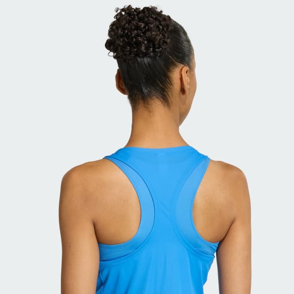 Polera Mujer sin Mangas de Running Adizero Essentials Azul