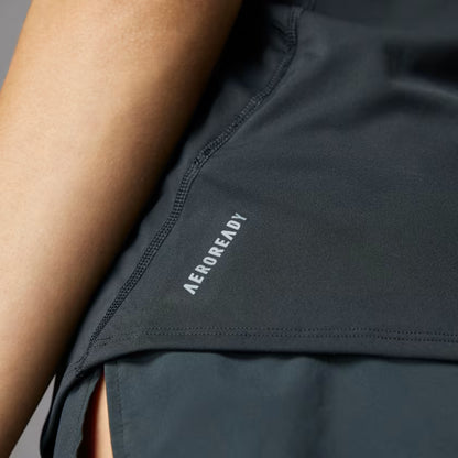 Polera Mujer Sin Mangas de Running Adizero Essentials Black