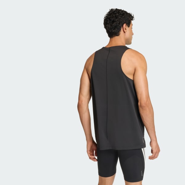 Polera Hombre sin Mangas para Running adi365 Climacool Negro