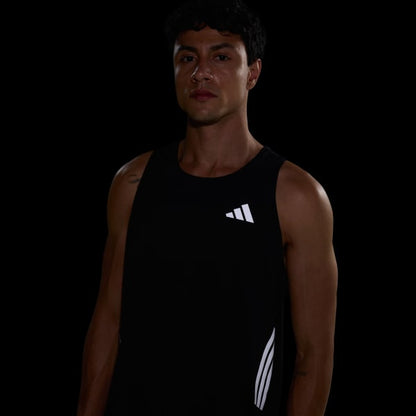 Polera Hombre sin Mangas para Running adi365 Climacool Negro
