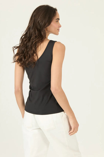 Polera Mujer Sin Mangas Negro