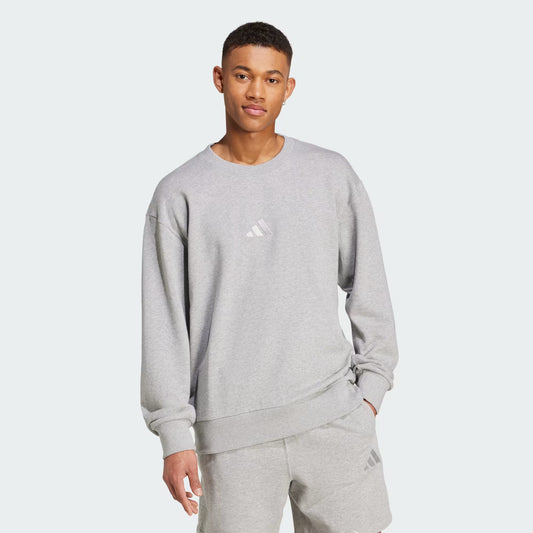 Polerón Hombre ALL SZN Felpa Francesa Cuello Redondo Medium Grey Heather