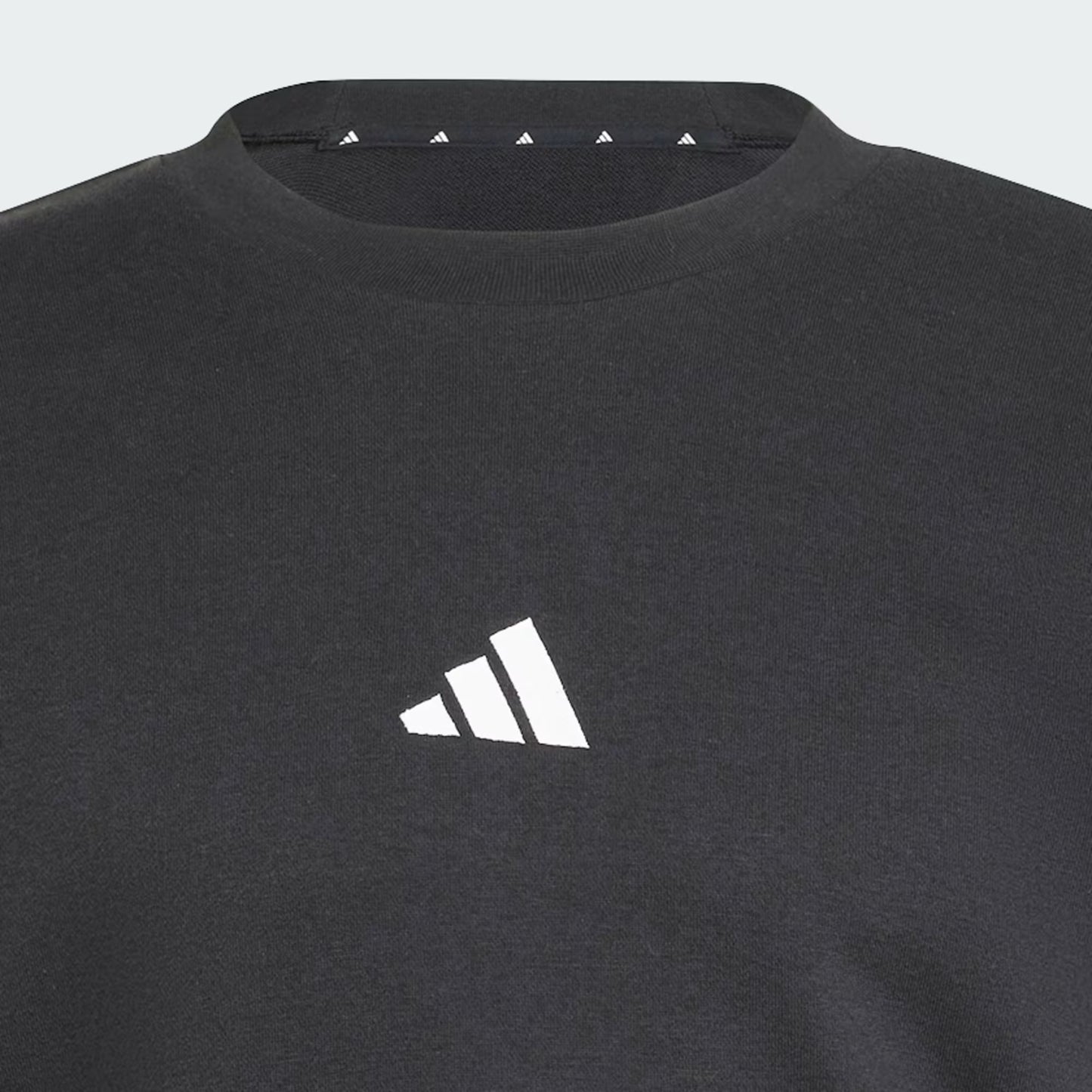 Polerón Hombre Essentials 3 Tiras Felpa Francesa Black / White