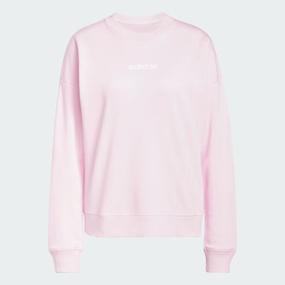 Polerón Mujer Essentials Linear French Terry Clear Pink