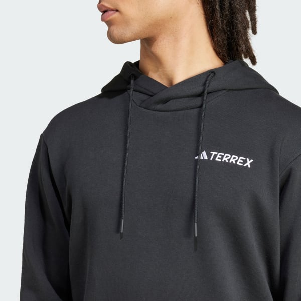 Polerón Hombre Terrex Multi Logo Pequeño Negro