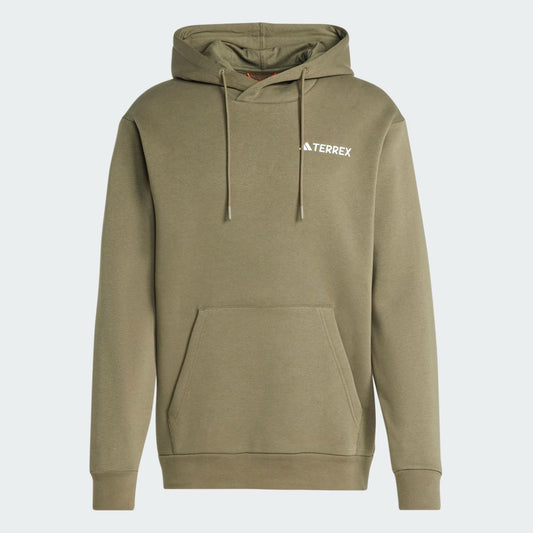 Polerón Hombre Terrex Multi Logo Pequeño Olive Strata