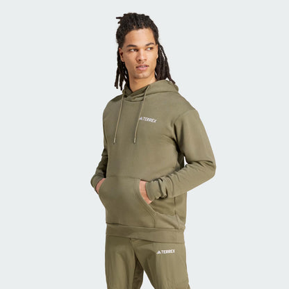 Polerón Hombre Terrex Multi Logo Pequeño Olive Strata