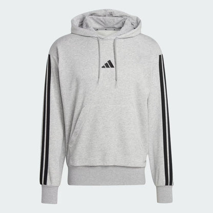 Polerón Hombre con Capucha Essentials 3 Tiras Felpa Francesa Medium Grey Heather