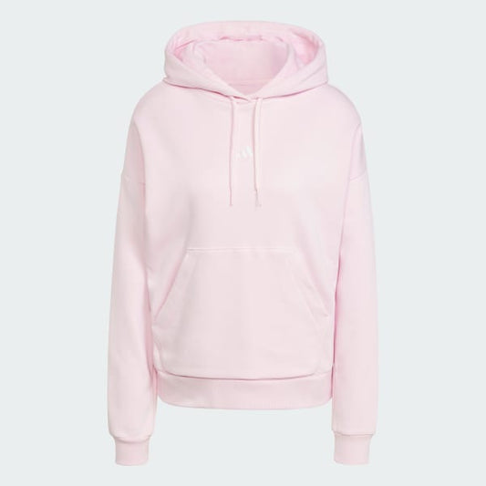 Polerón Mujer con Capucha Essentials Feel Cozy Logo Pequeño Rosa