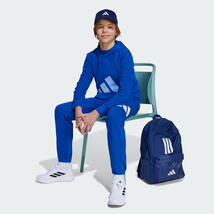 Polerón Niño Capucha Essentials Niños Azul Eléctrico