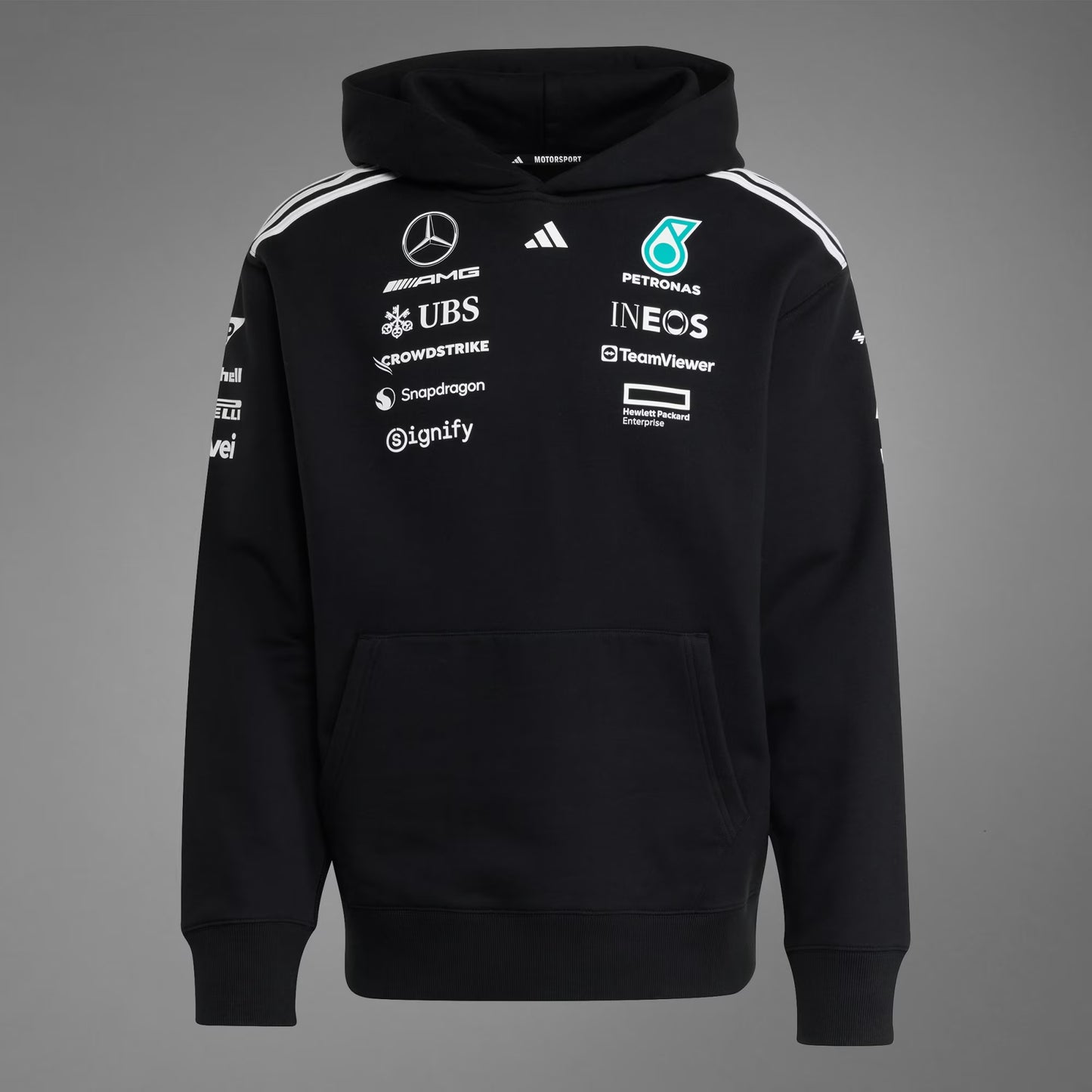 Polerón Hombre Capucha Mercedes- Amg Petronas F1 Team Black