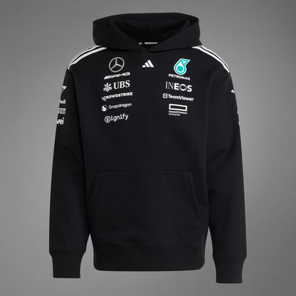 Polerón Hombre Capucha Mercedes- Amg Petronas F1 Team Black