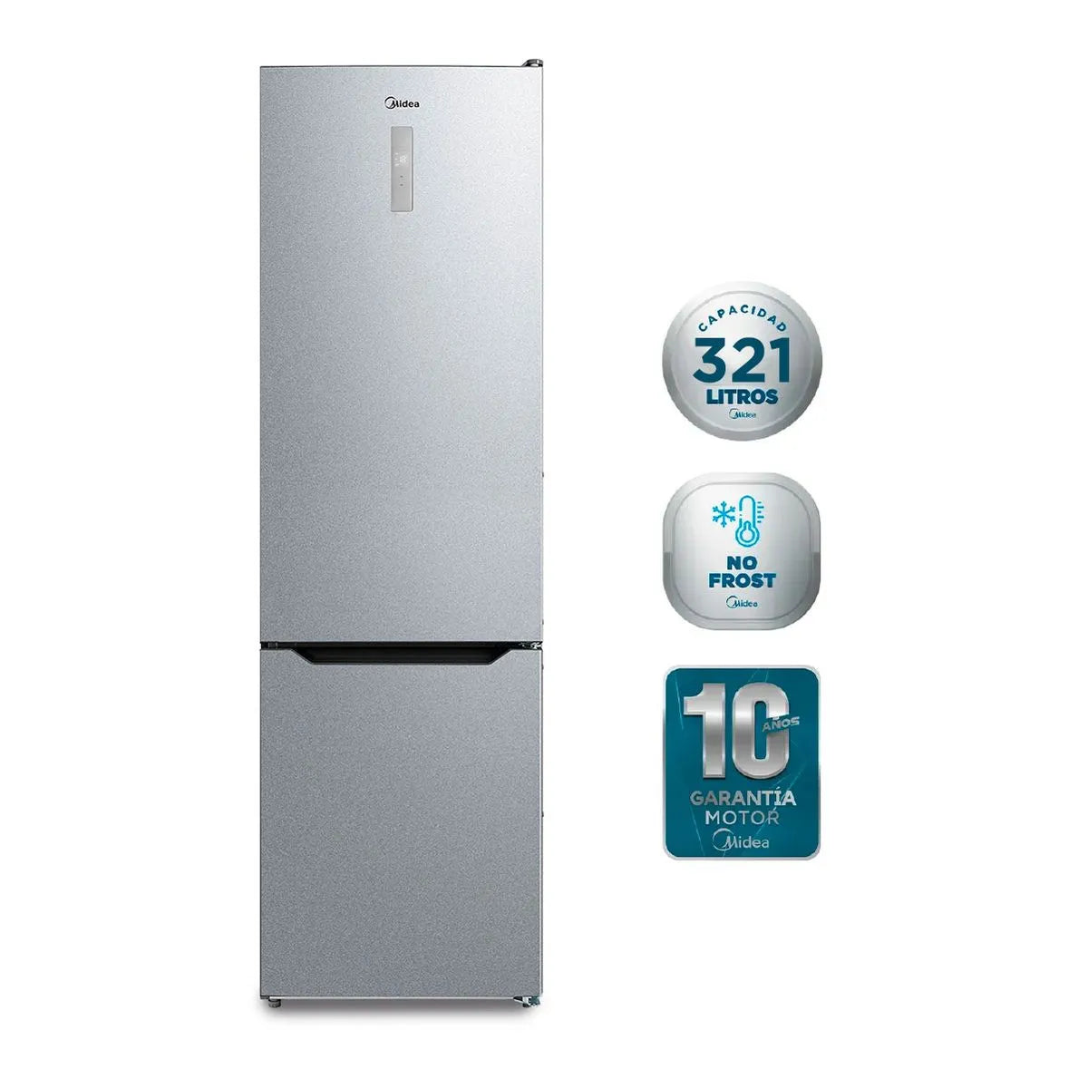 Refrigerador BTM No Frost Light Silver 321 lts