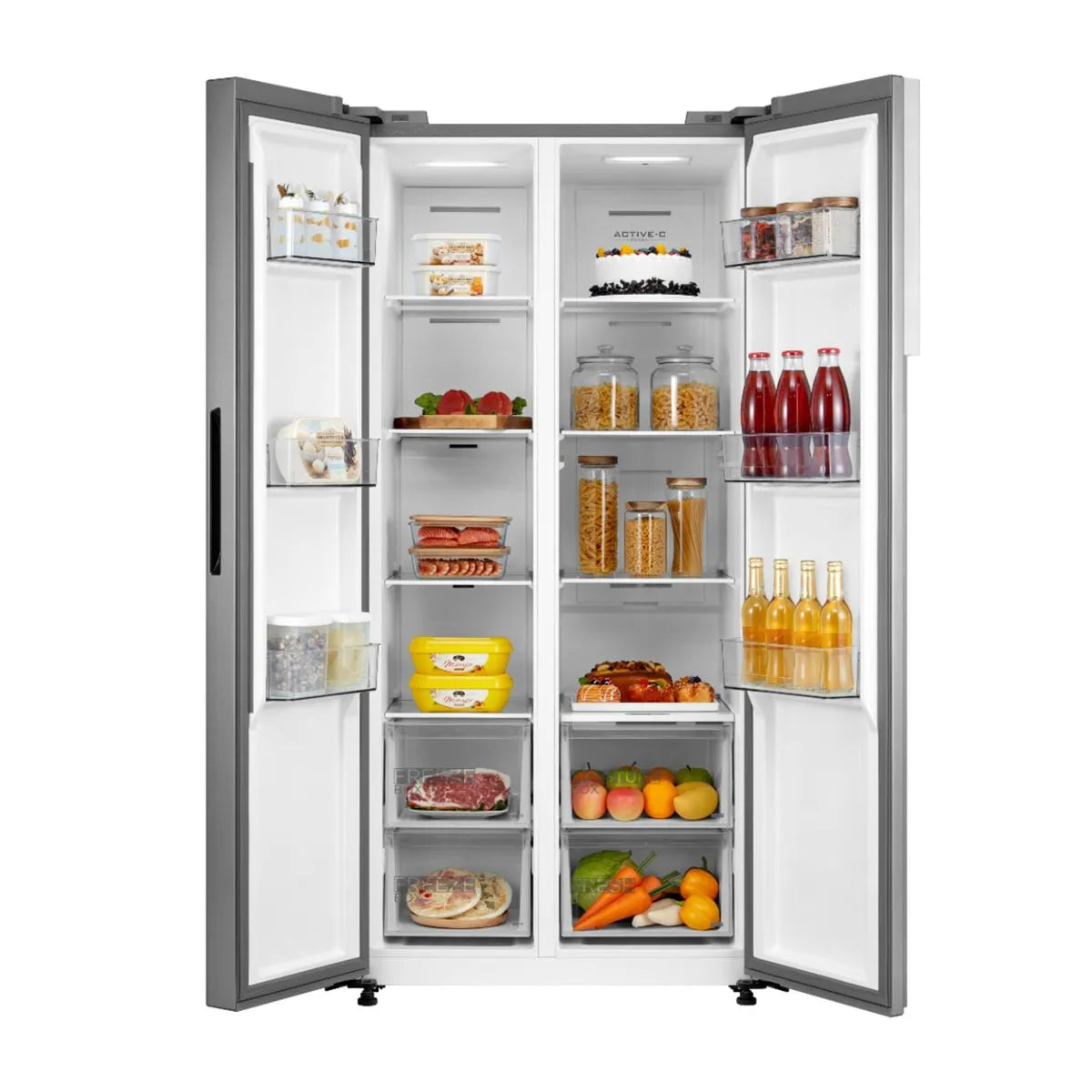 Refrigerador Side by Side No Frost Light Silver 442 lts