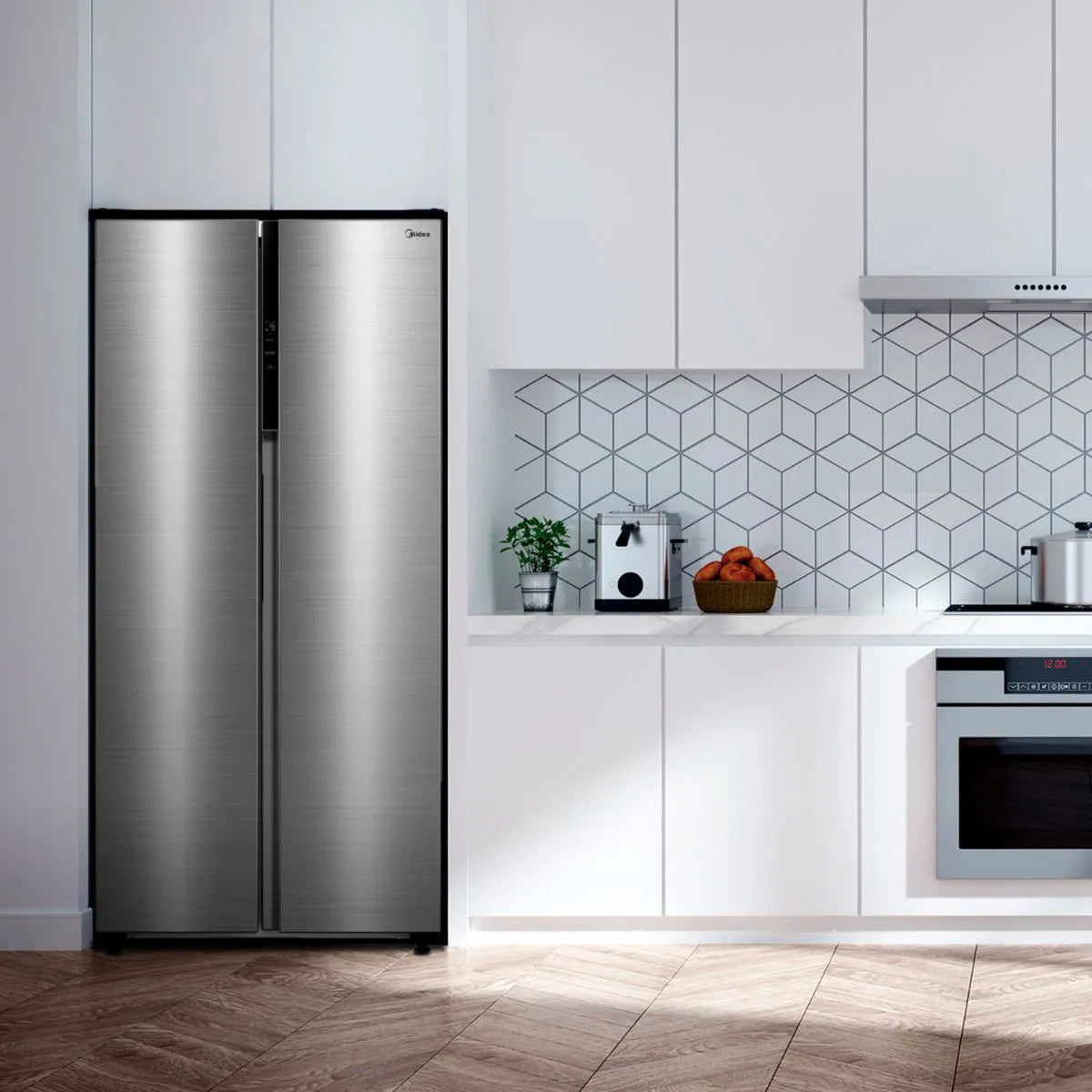 Refrigerador Side by Side No Frost Light Silver 442 lts