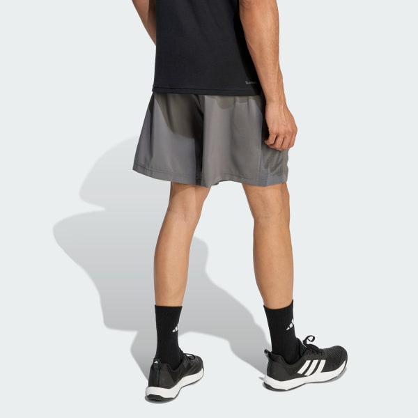 Short Hombre Workout Essentials Base Tejidos Gris