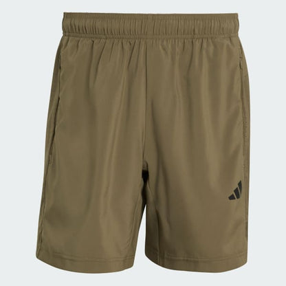 Short Hombre Workout Essentials Base Tejidos Olivo