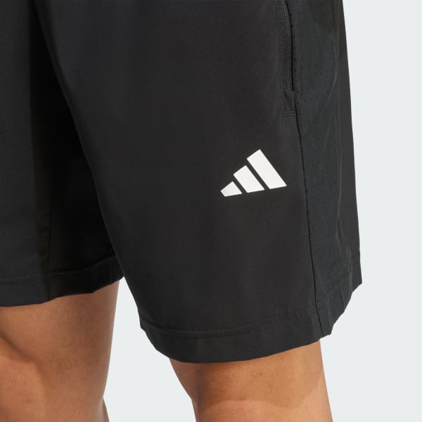 Short Hombre Tejido De Entrenamiento Base Essentials Negro