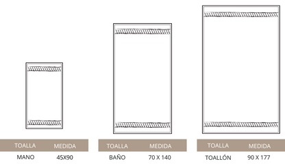 Toalla Hotel&Spa Jade 90x177 700gr