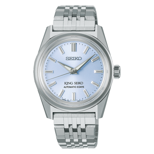 Reloj Hombre King Plateado