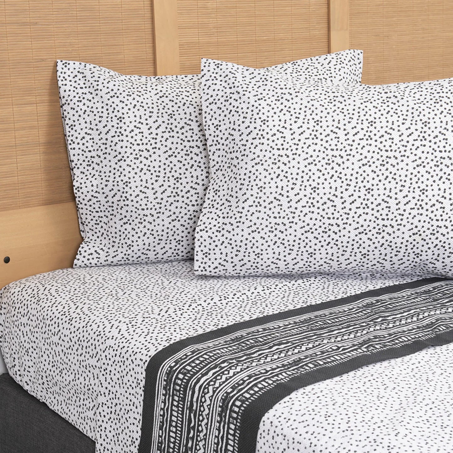 Sabana 2 Plazas 144 Hilos Estampado Geometric