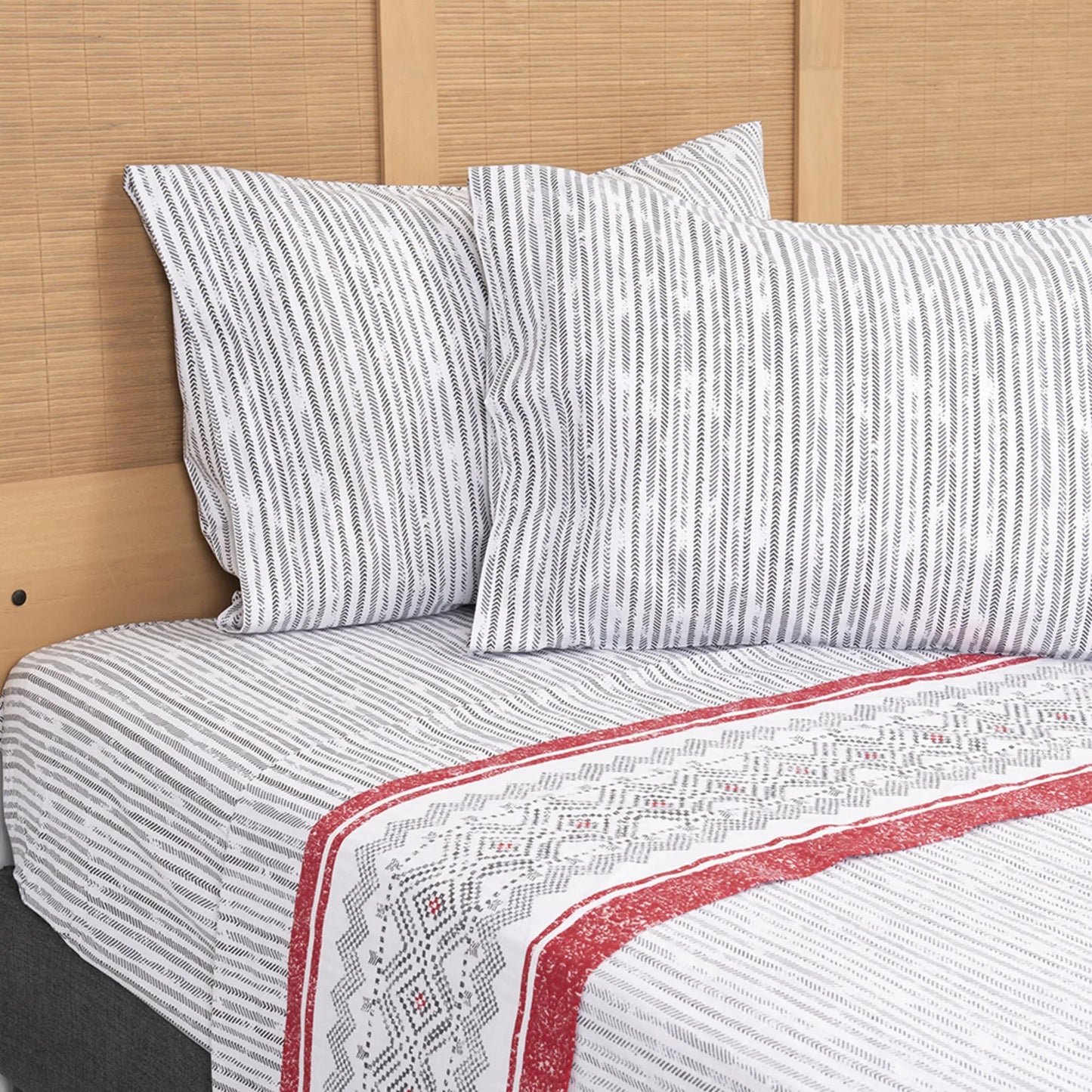 Sabana 2 Plazas 144 Hilos Estampado Snow