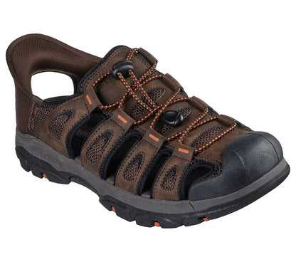 Sandalia Hombre Con Elastico Chocolate