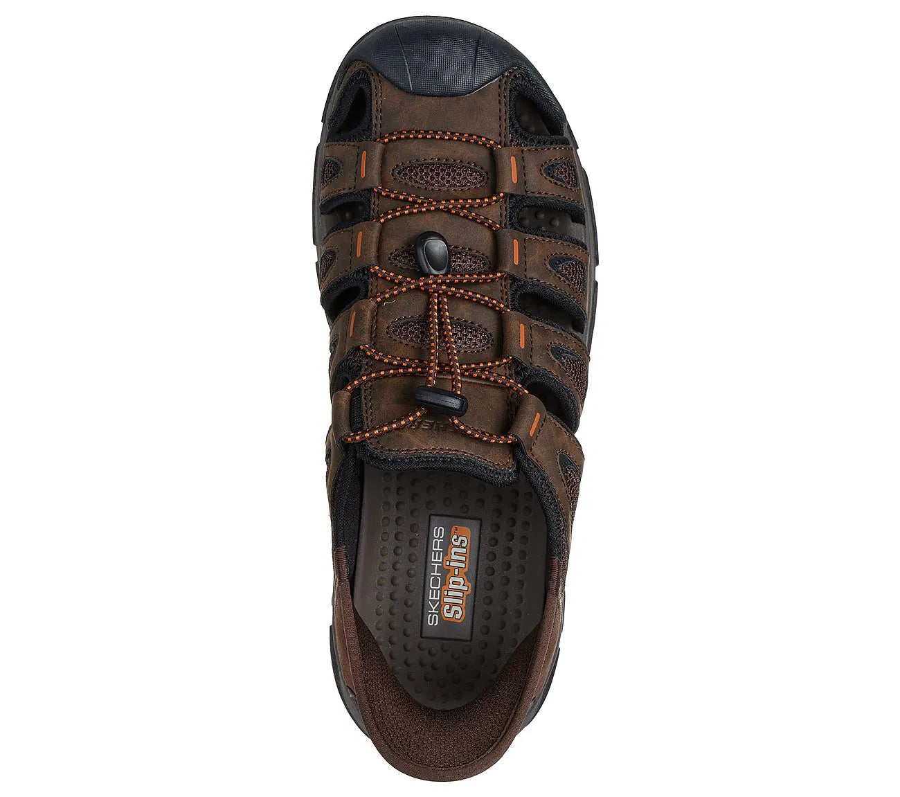Sandalia Hombre Con Elastico Chocolate