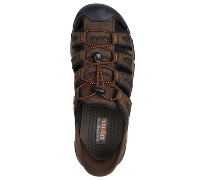 Sandalia Hombre Con Elastico Chocolate