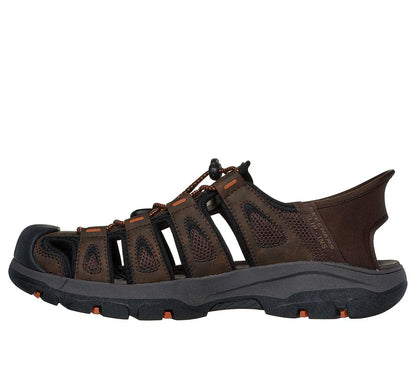 Sandalia Hombre Con Elastico Chocolate