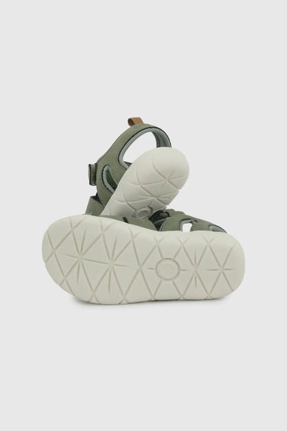 Sandalia Niño Cangrejera Verde