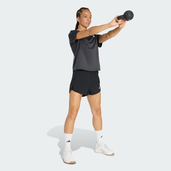 Short Mujer 2 en 1 Workout Essentials Negro