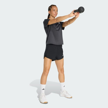 Short Mujer 2 en 1 Workout Essentials Negro