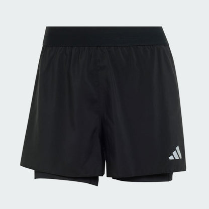 Short Mujer 2 en 1 adi365 Running Essentials Negro
