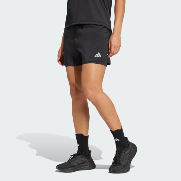Short Mujer 2 en 1 adi365 Running Essentials Negro