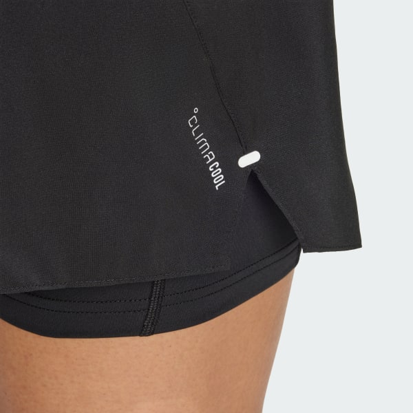 Short Mujer 2 en 1 adi365 Running Essentials Negro