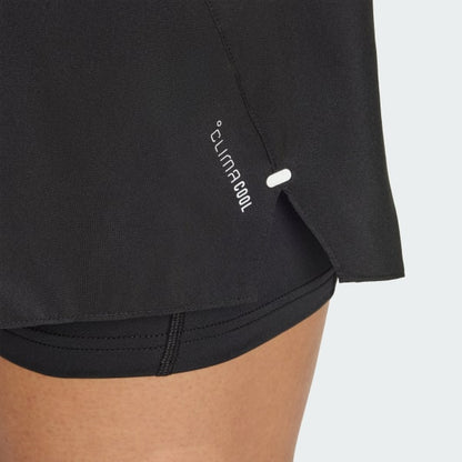 Short Mujer 2 en 1 adi365 Running Essentials Negro