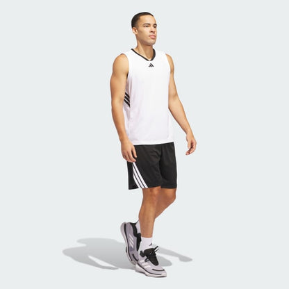 Shorts Hombre de Basketball Legends 3 Tiras Negro