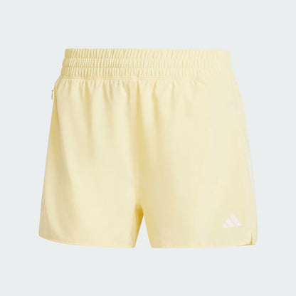 Shorts Mujer Running Own the Run Semi Almost Yellow