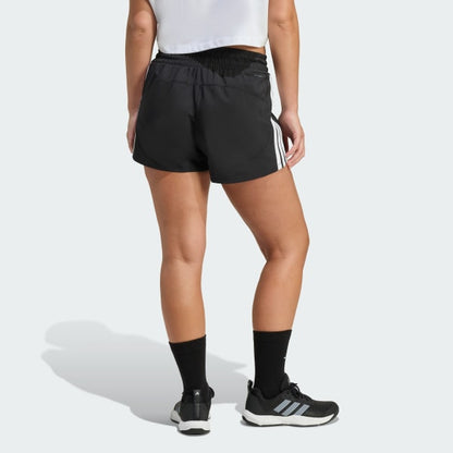 Short Mujer Pacer de Entrenamiento Tejidos con Tiro Alto Negro