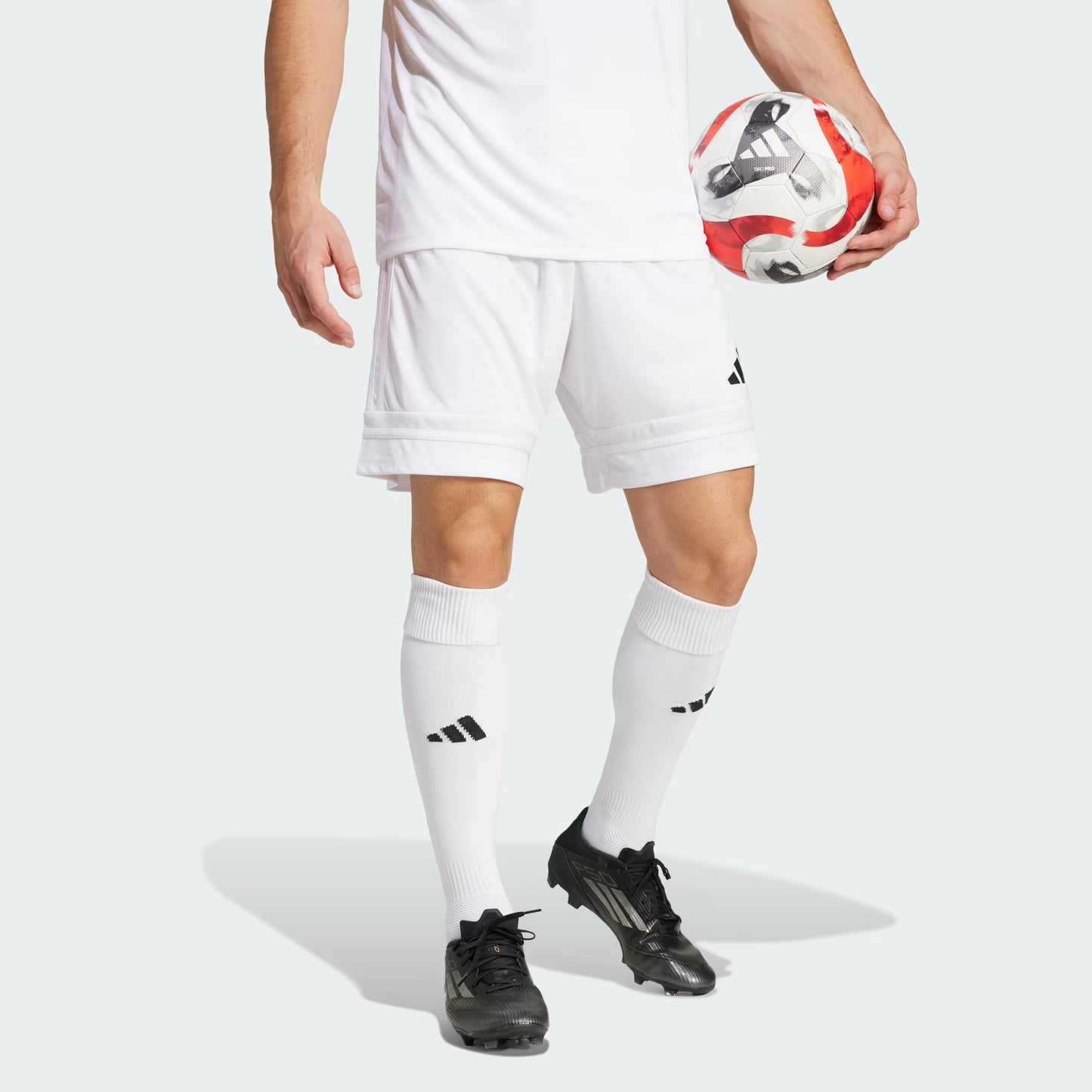 Shorts Hombre Futbol Squadra 25 White / Black