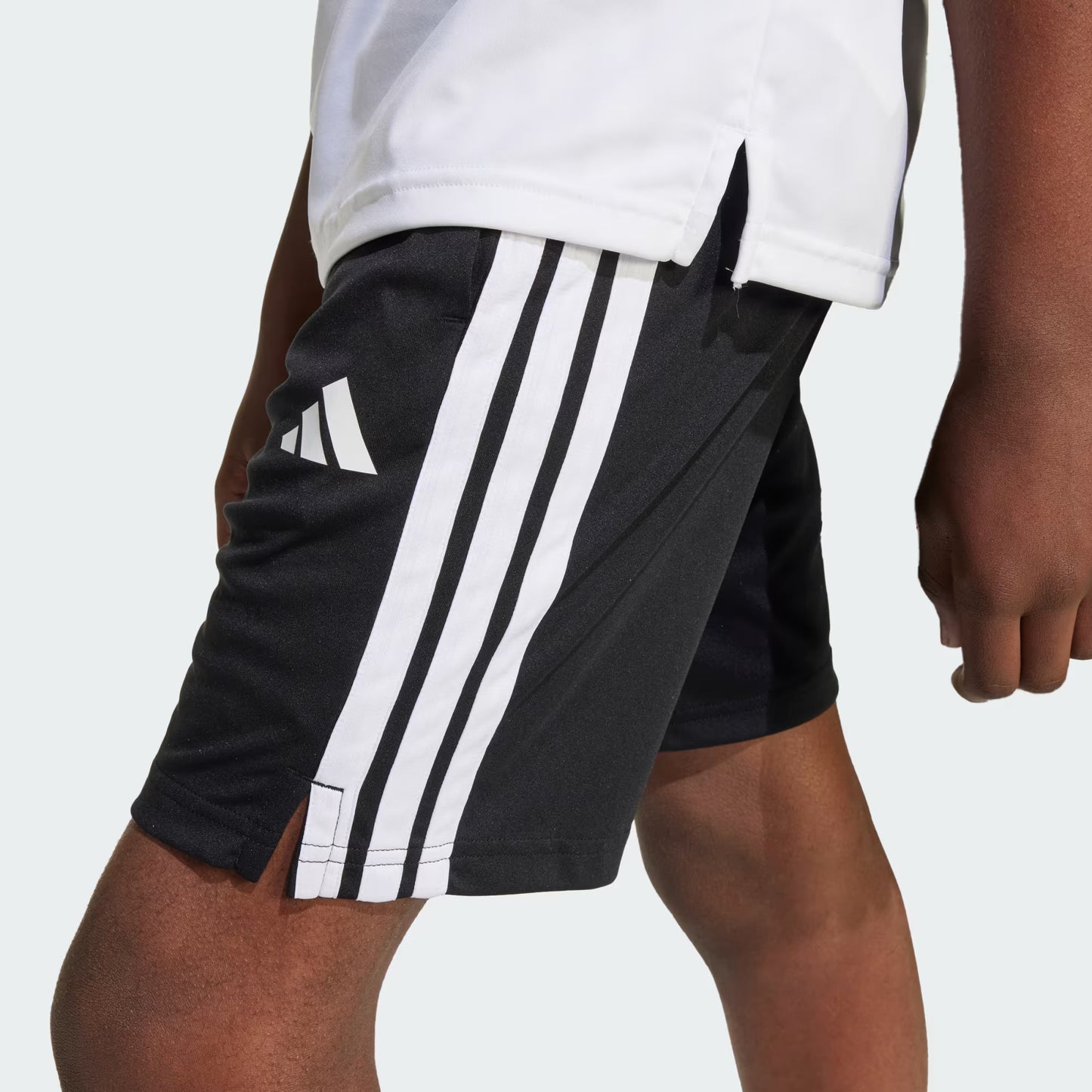 Shorts Niño Train Essentials 3 Tiras Black / White