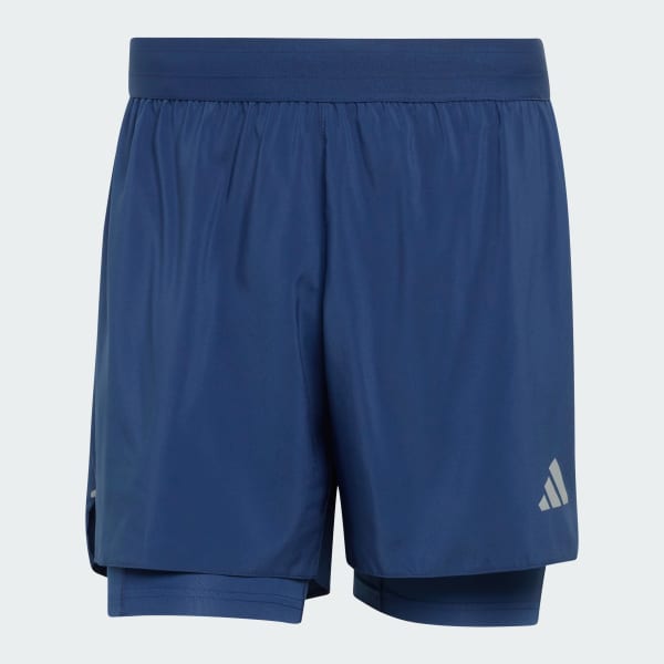 Short Hombre adi365 Running Essentials 2 en 1 Azul