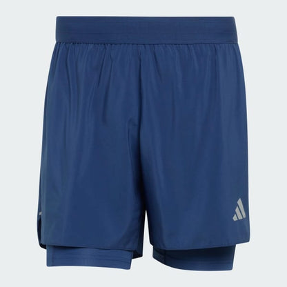 Short Hombre adi365 Running Essentials 2 en 1 Azul